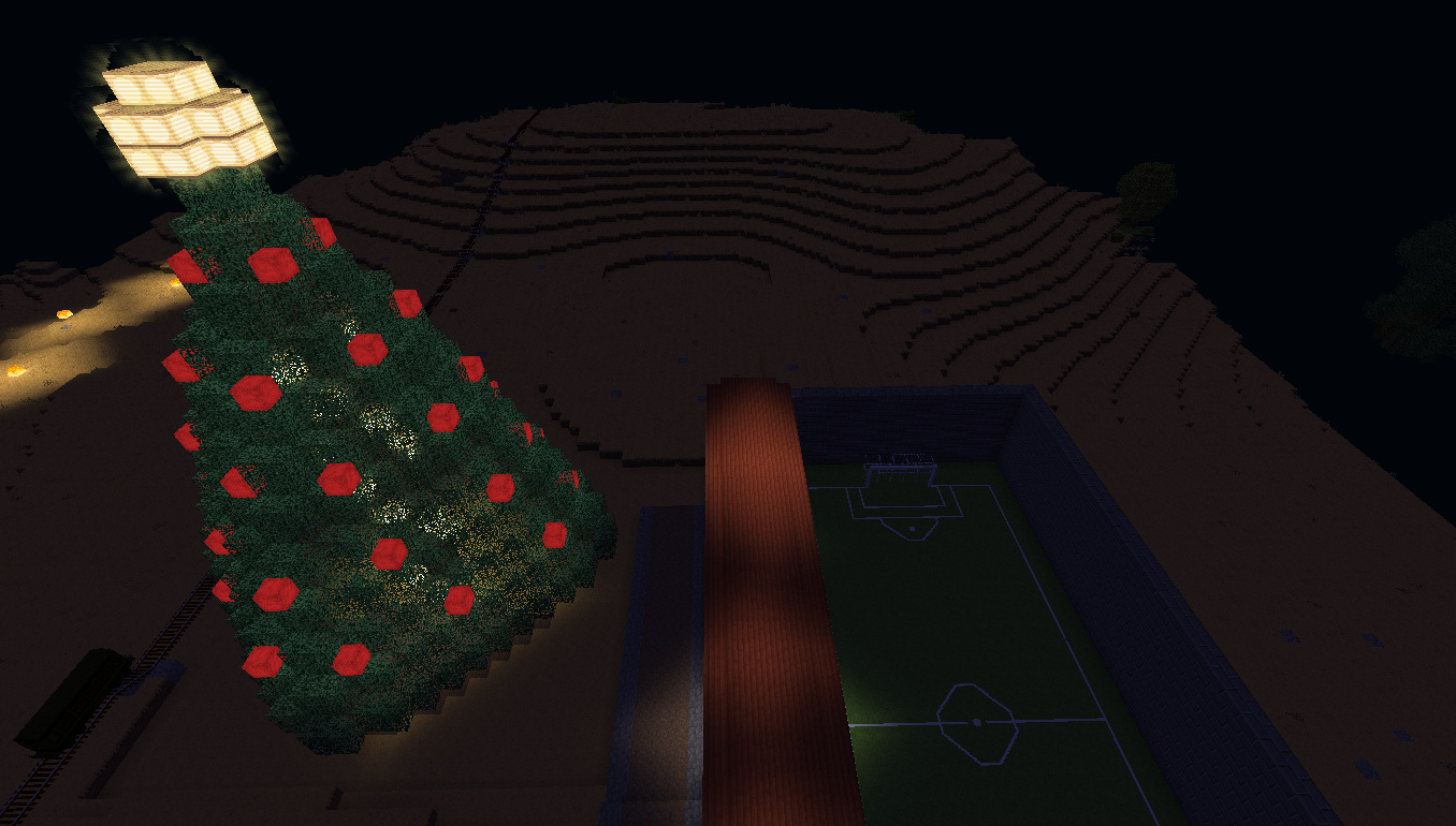 Minetest Farlands Christmas Tree