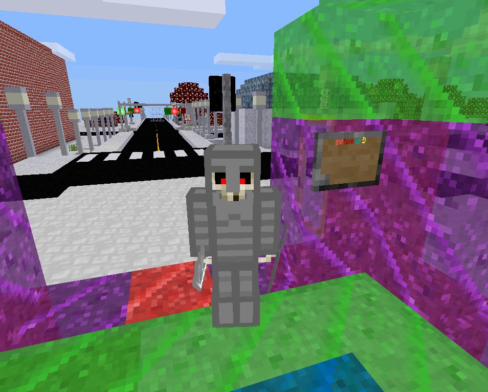 Minetest XOMobs Titanium Skeleton