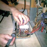 Replacing a PSU fan...